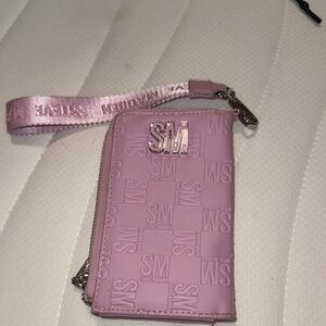Steve Madden Pink Wristlet Card Holder